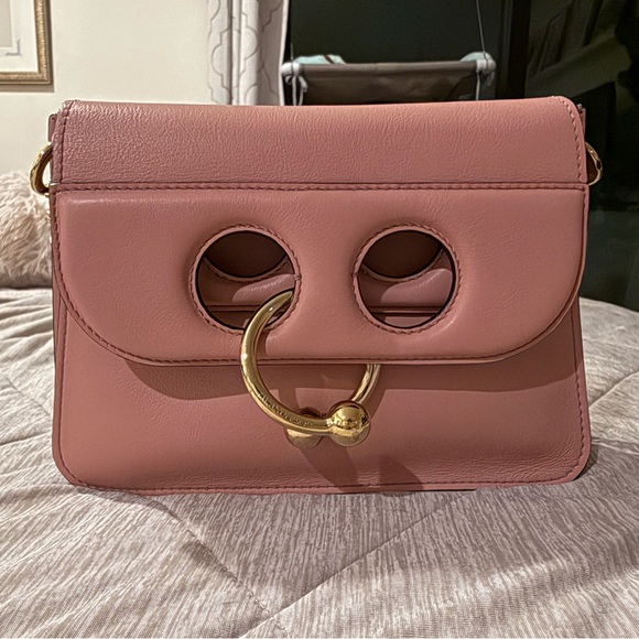 JW Anderson Mini Pierce Bag Blush Pink - Picture 3 of 6